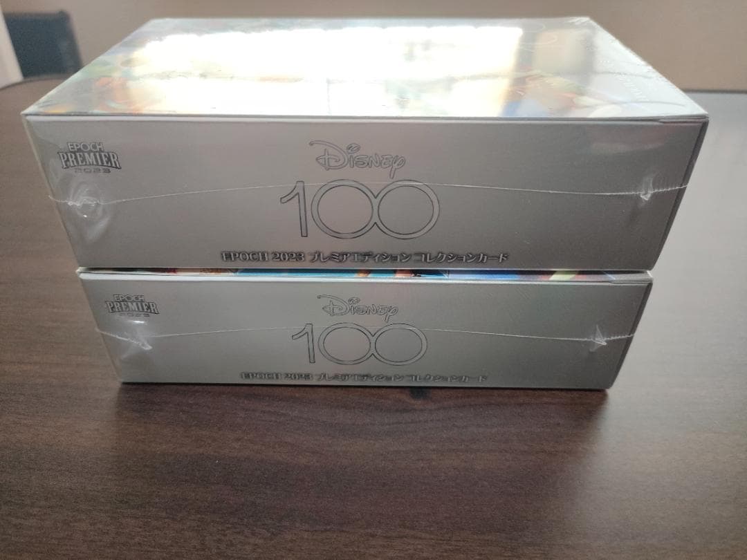 【未開封】Disney創立100周年　EPOCH コレクションカード　2BOX