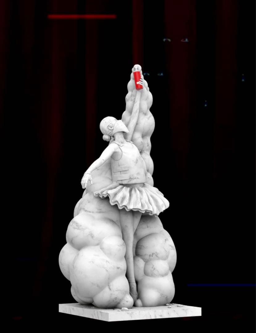 Mighty Jaxx アベル・オクトヴァン「反逆 の美しさ」アートフィギュア