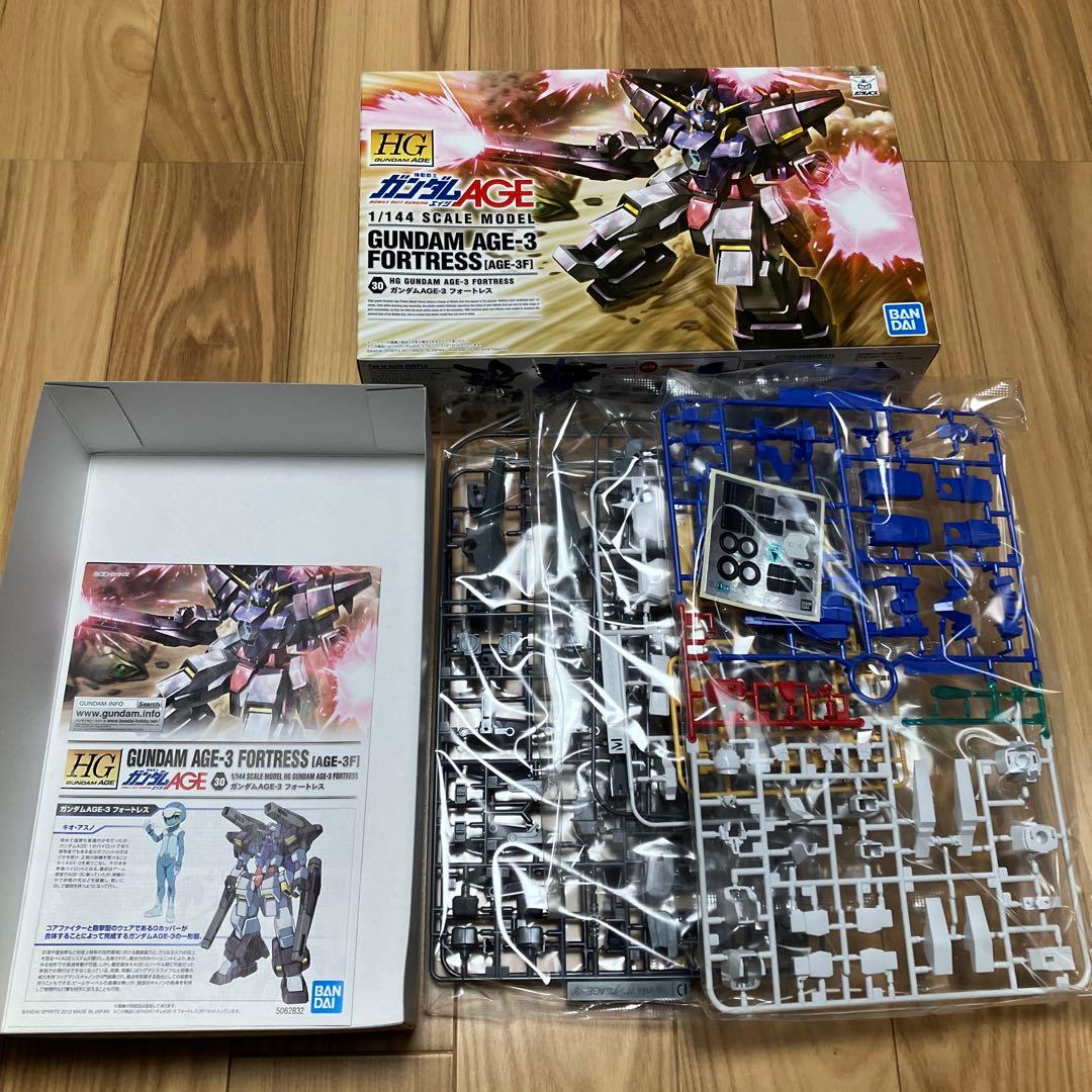 HGガンダムAGE-1 2 3 フォートレス オービタル FX ダークハウンド