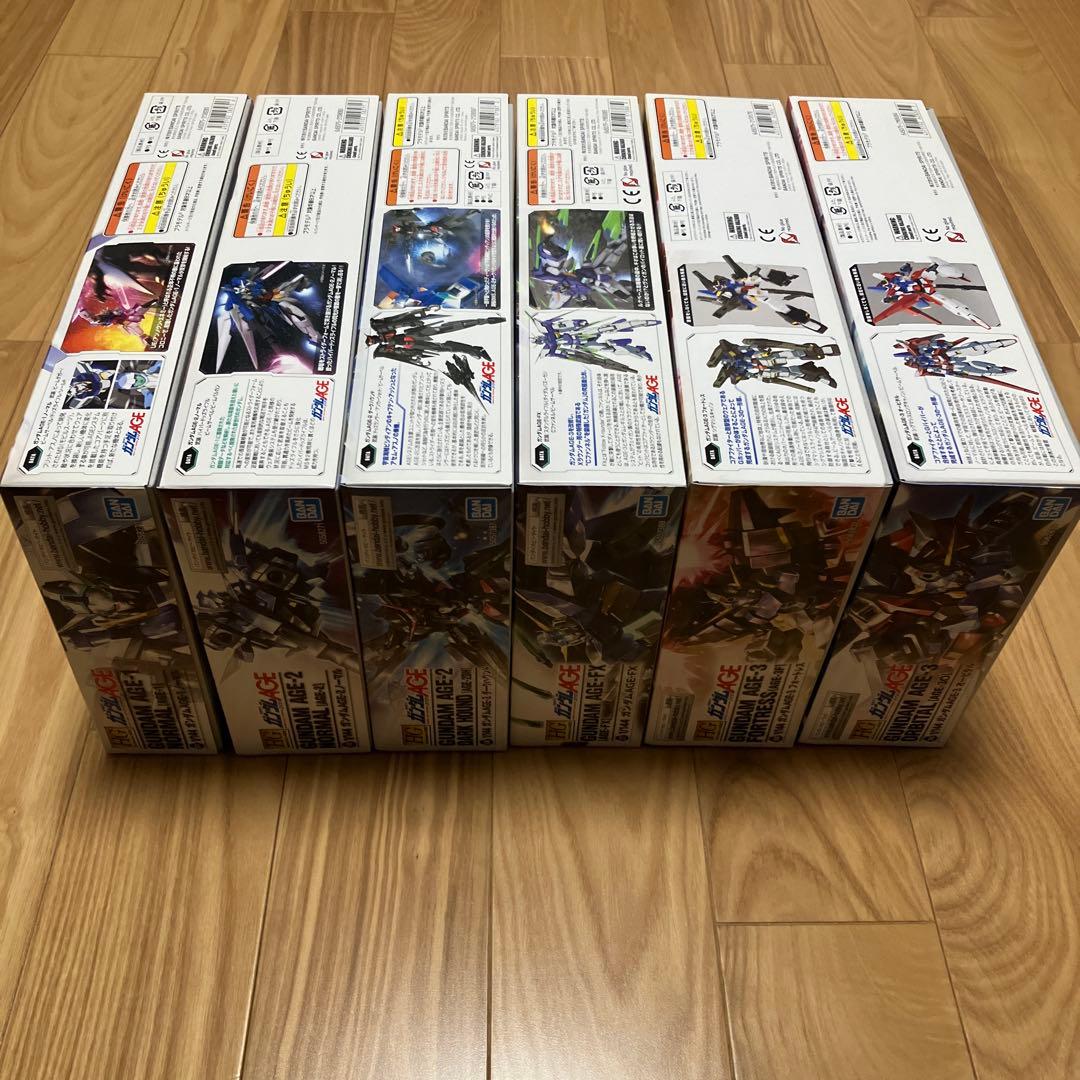 HGガンダムAGE-1 2 3 フォートレス オービタル FX ダークハウンド