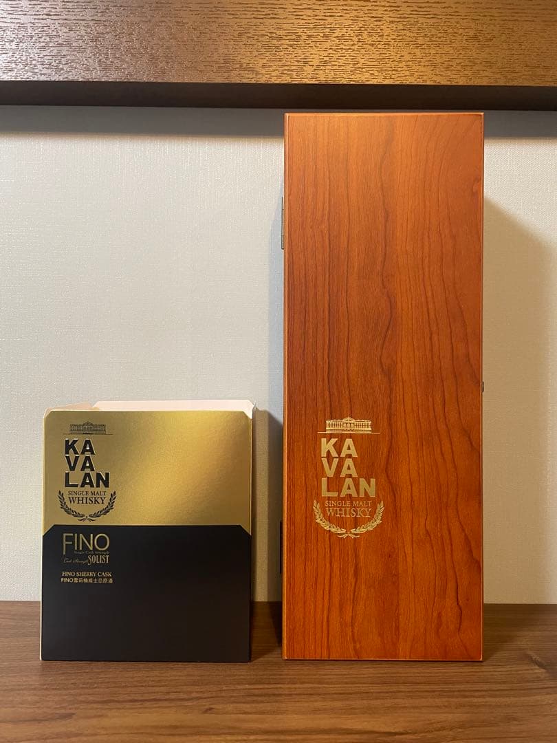 【新品未開封】KAVALAN FINO ウイスキー 700ml 木箱入り 袋付♡