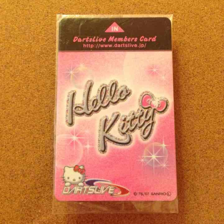 入手困難！激レア！ハローキティ♡ダーツ ライブカード♫ DARTSLIVE