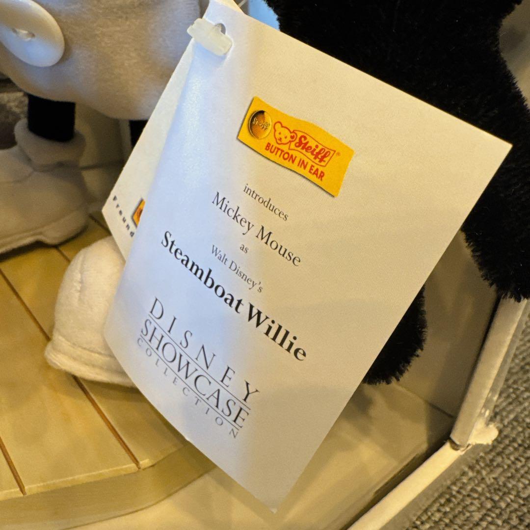 シュタイフ 蒸気船ウィリー ミッキーマウス 世界限定品