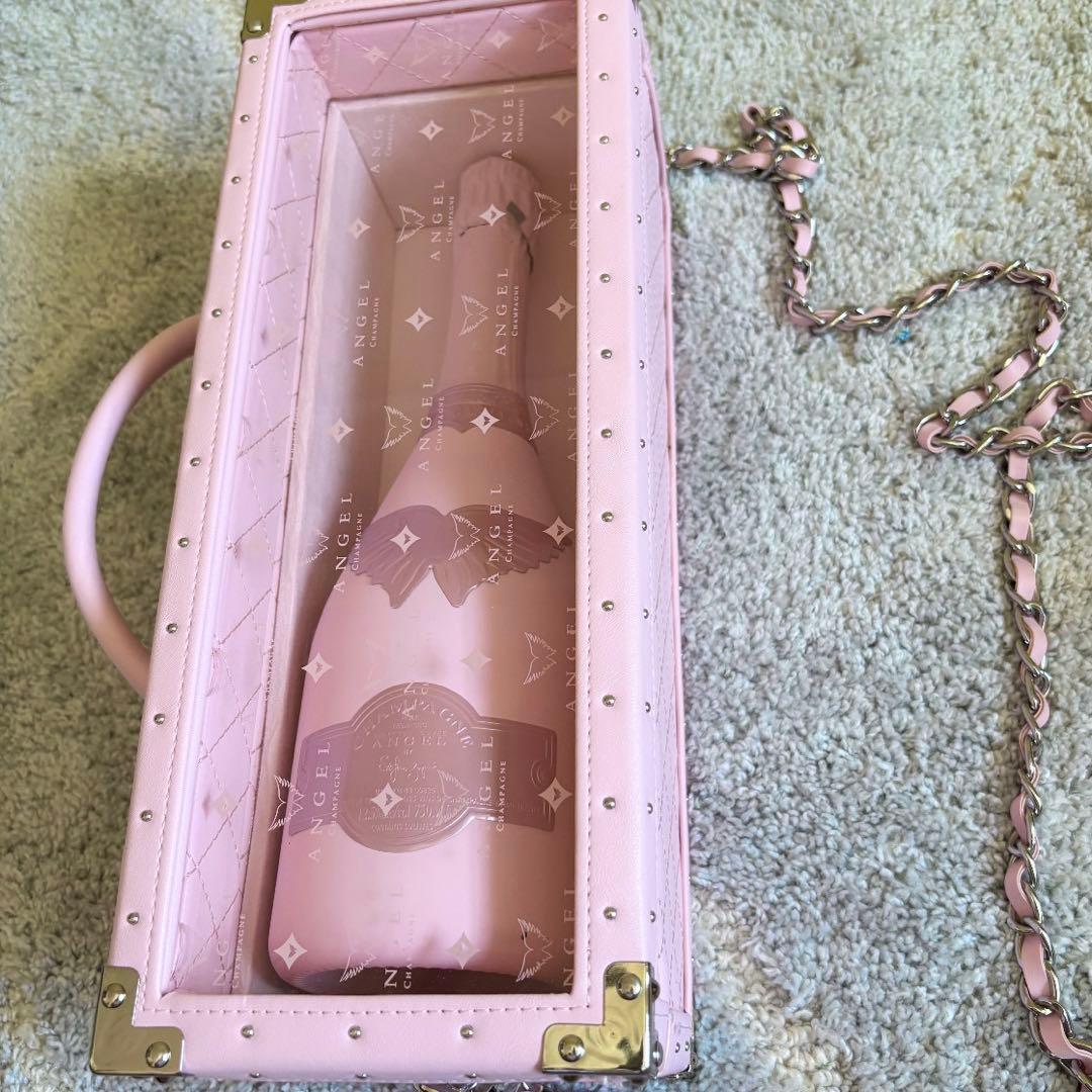 【お値下げ中】エンジェル シャンパン ドゥミセック ピンク ロゼ 箱付【未抜栓】