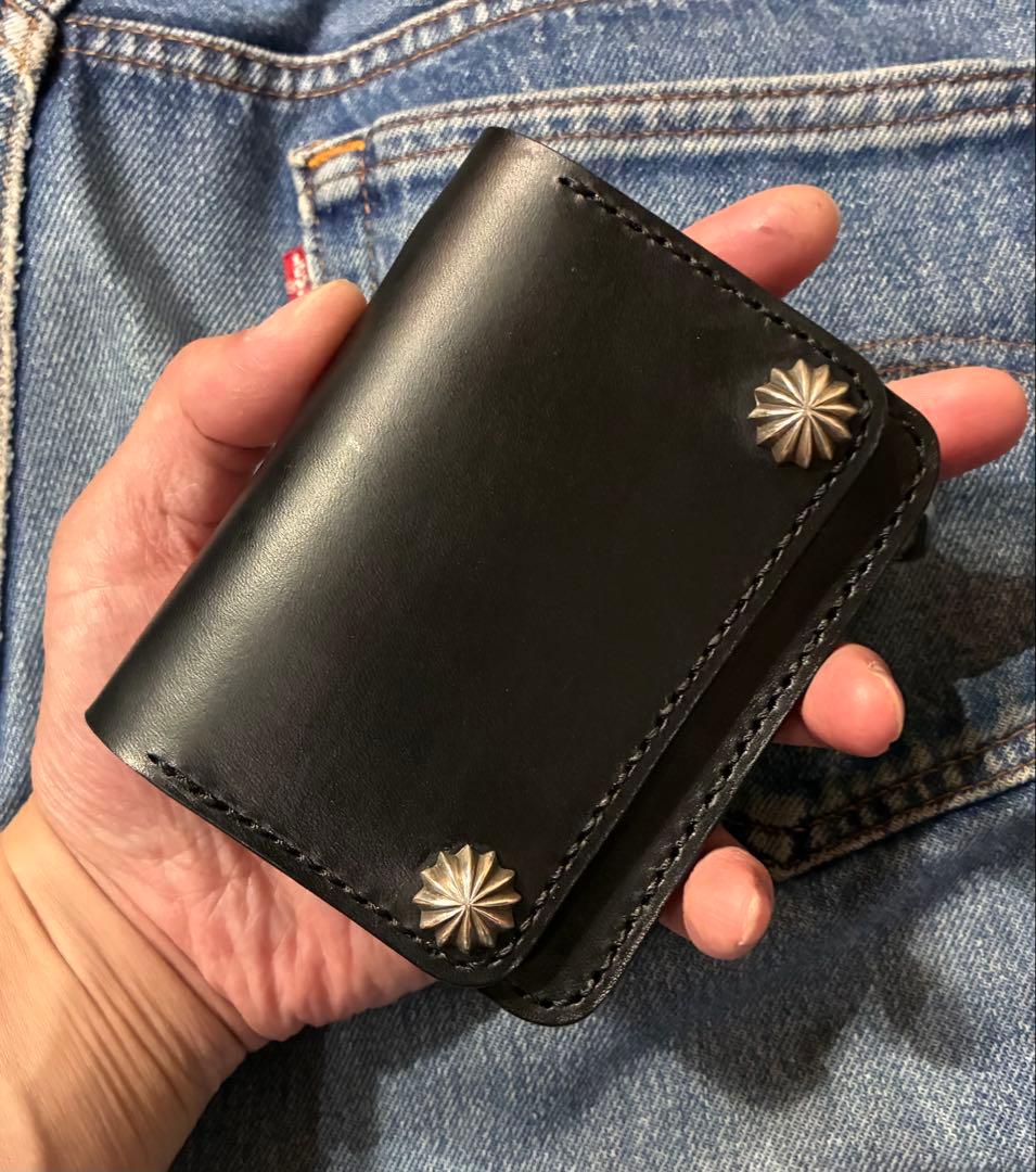 トラッカーウォレット　ショートサイズ　シルバー925アポロコンチョ