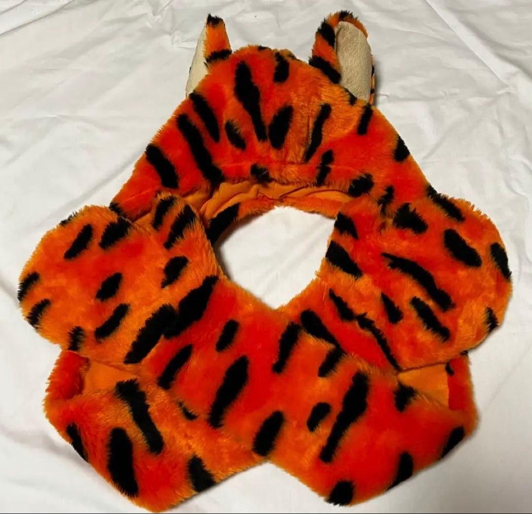 ティガー ファンキャップ マフラー 手袋 東京ディズニーリゾート　帽子　被り物