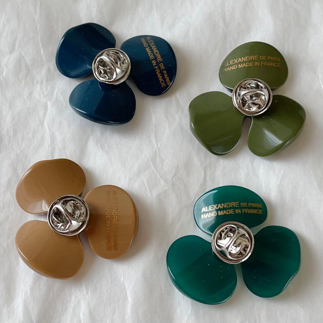 アレクサンドル ドゥ パリ ミニブローチ 4個セット