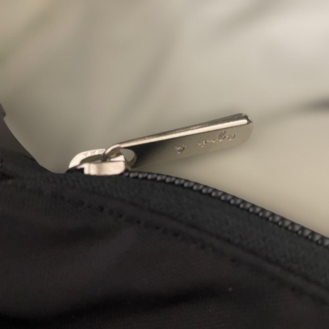 agnès b. VOYAGE ブラックボストンバッグ