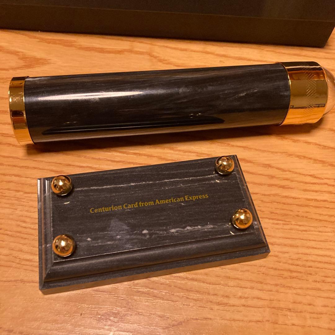 AMEXブラックセンチュリオンノベルティ万華鏡　大理石