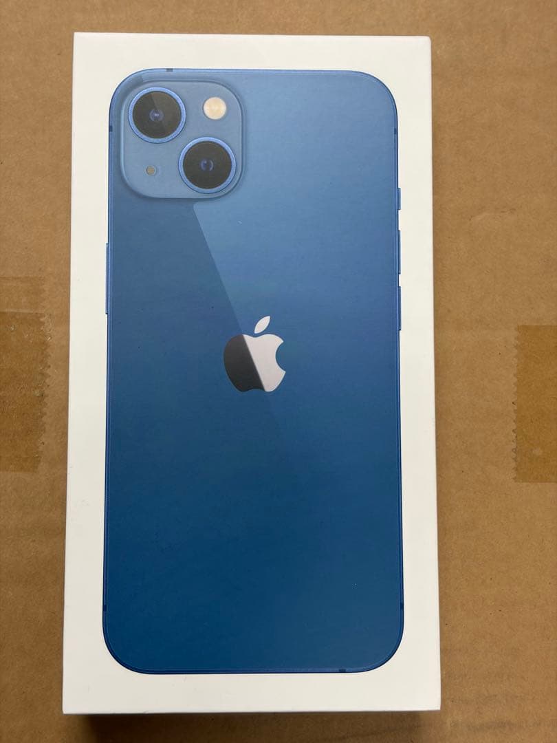 iPhone13 128G ブルー本体　箱あり　オマケ付き