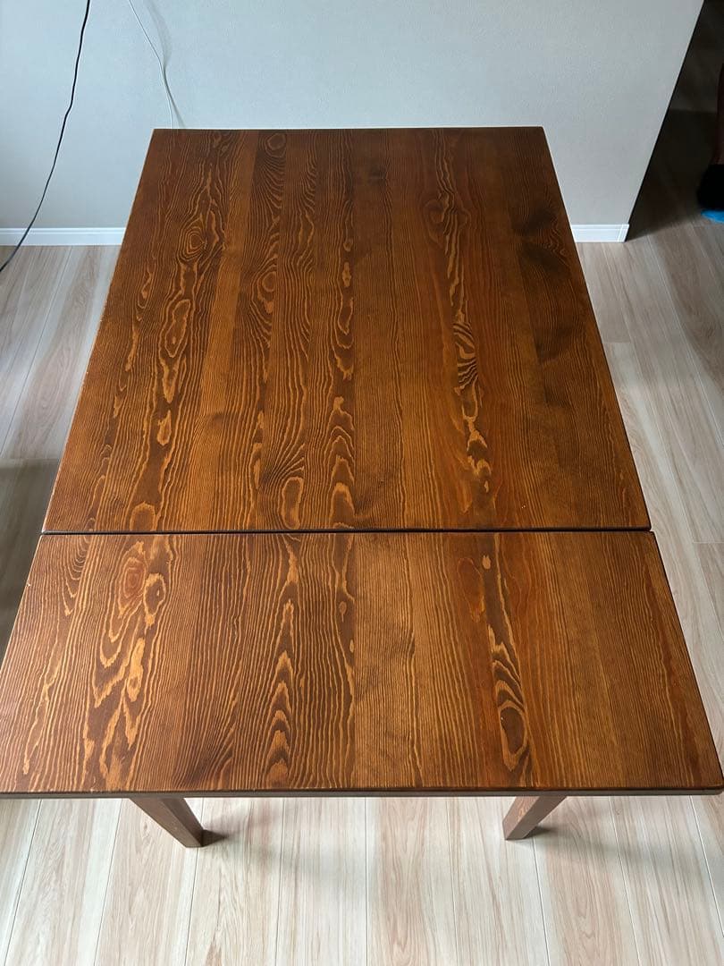 【引取りのみ】nico and … エクステンションテーブル　幅90～120cm