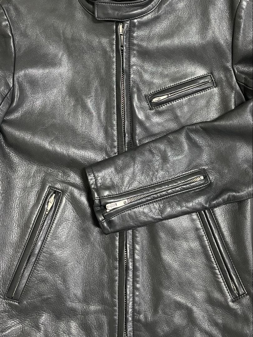 美品 LITHIUM HOMME リチウムオム ライダースジャケット