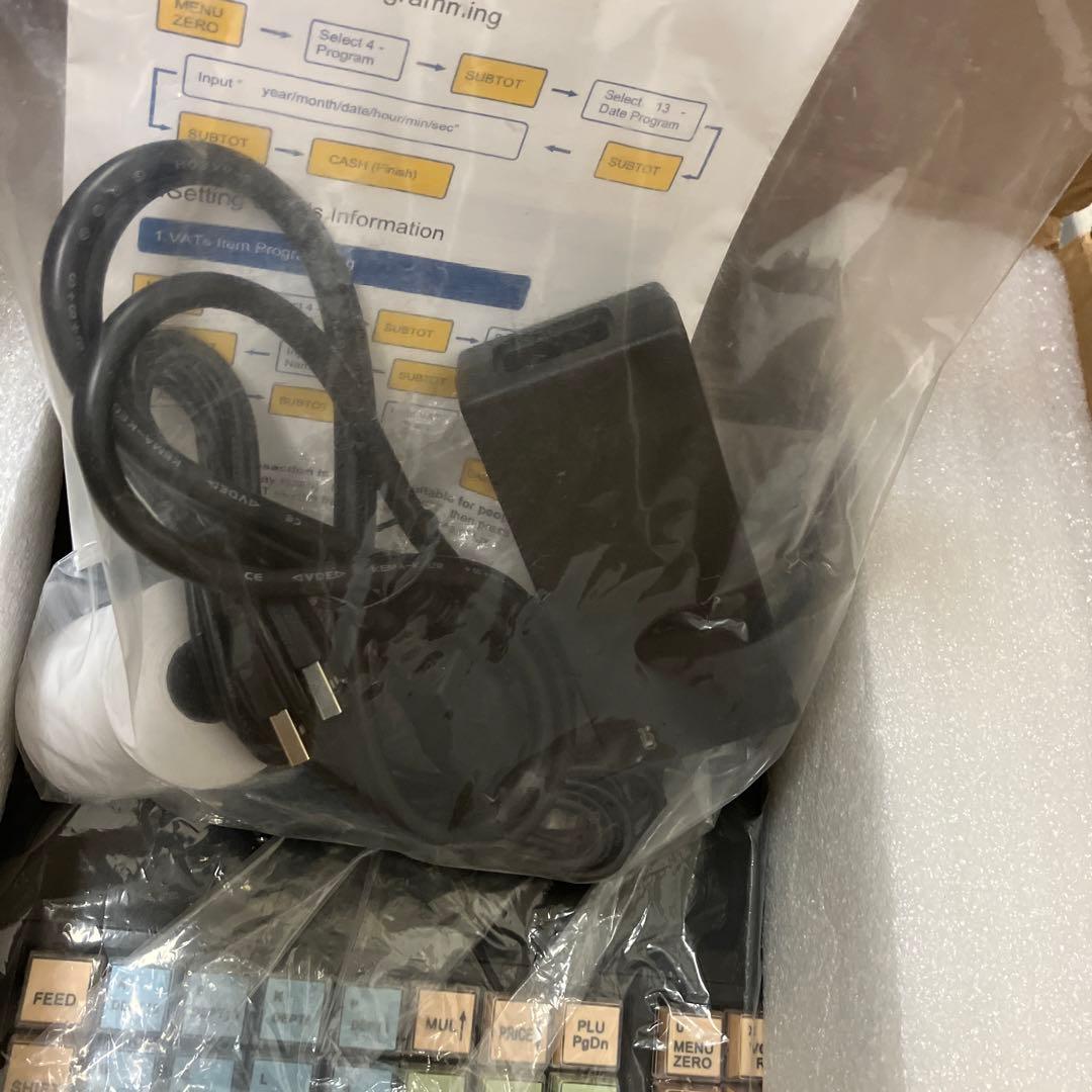 BCDYH レジスター 48キーディスプレイ 58mmサーマルプリンター搭載