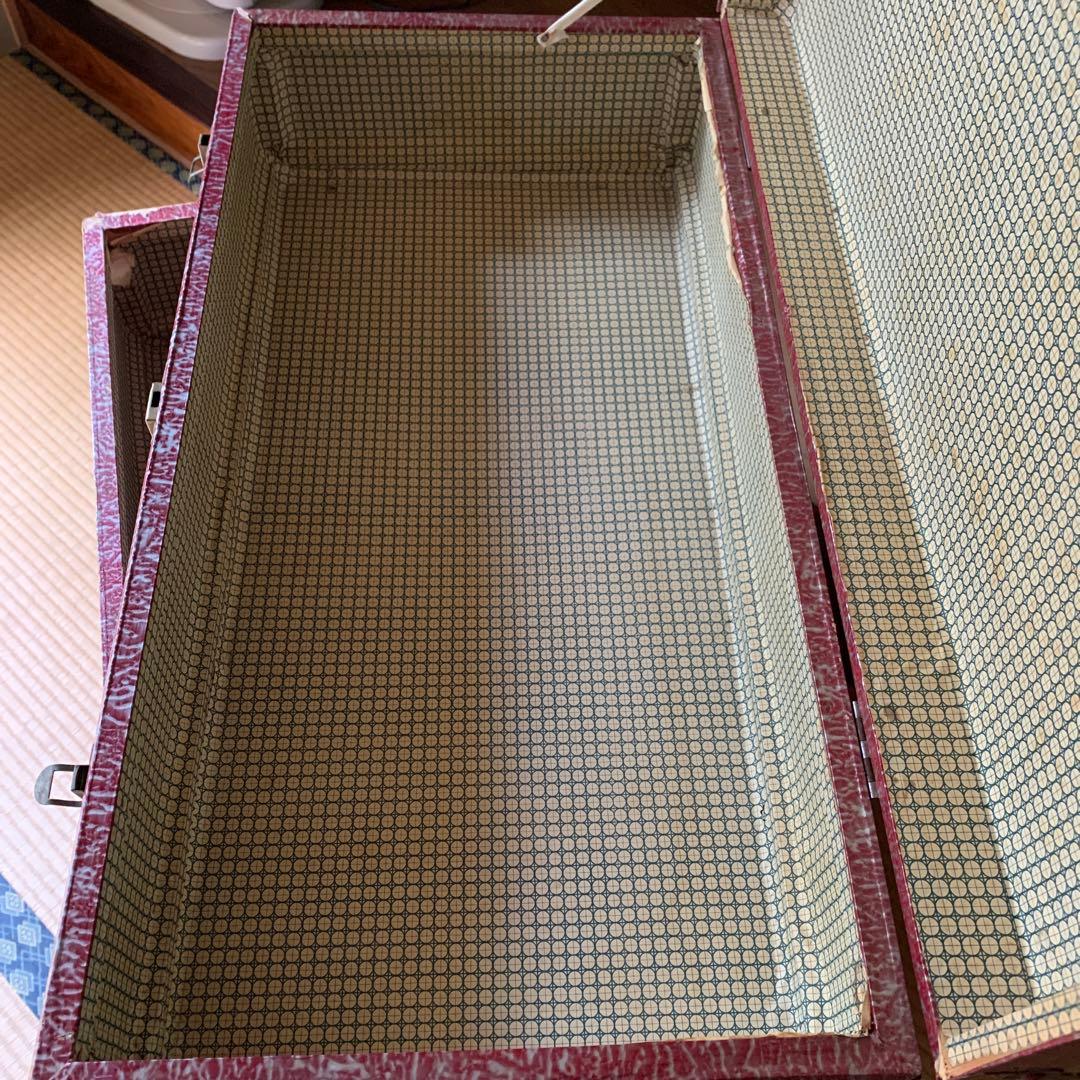 アンティーク BOX 箱 収納 衣装入 2段