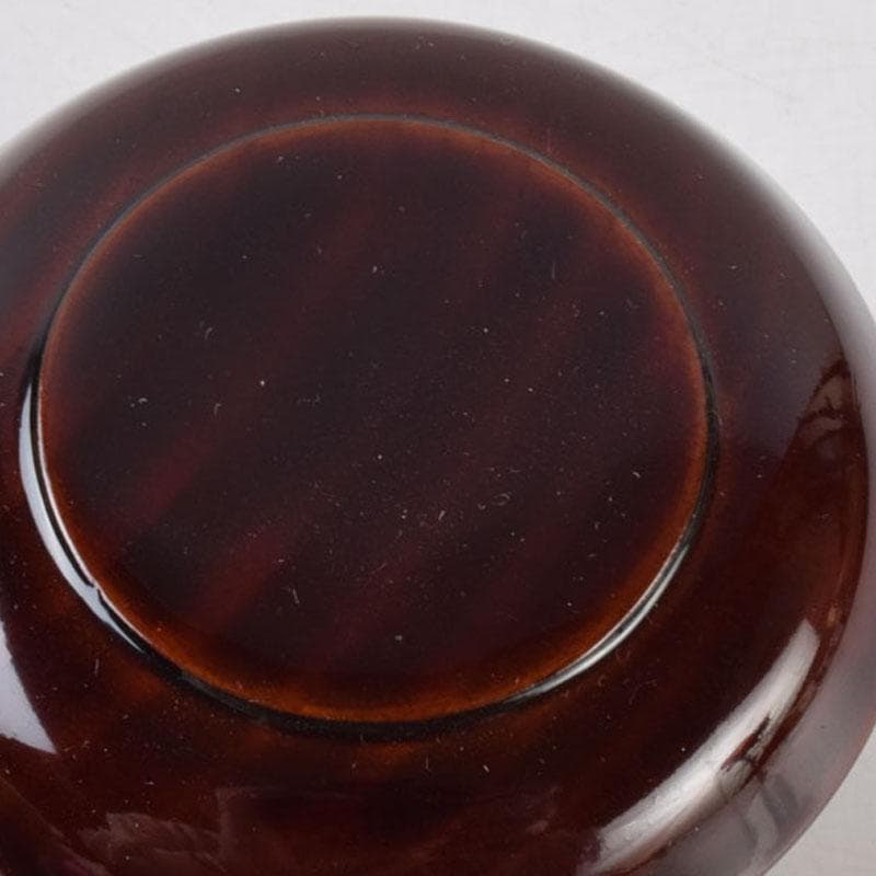 茶道具　清山作　松溜塗　鳥蒔絵　苫屋棗　共箱　V　8583