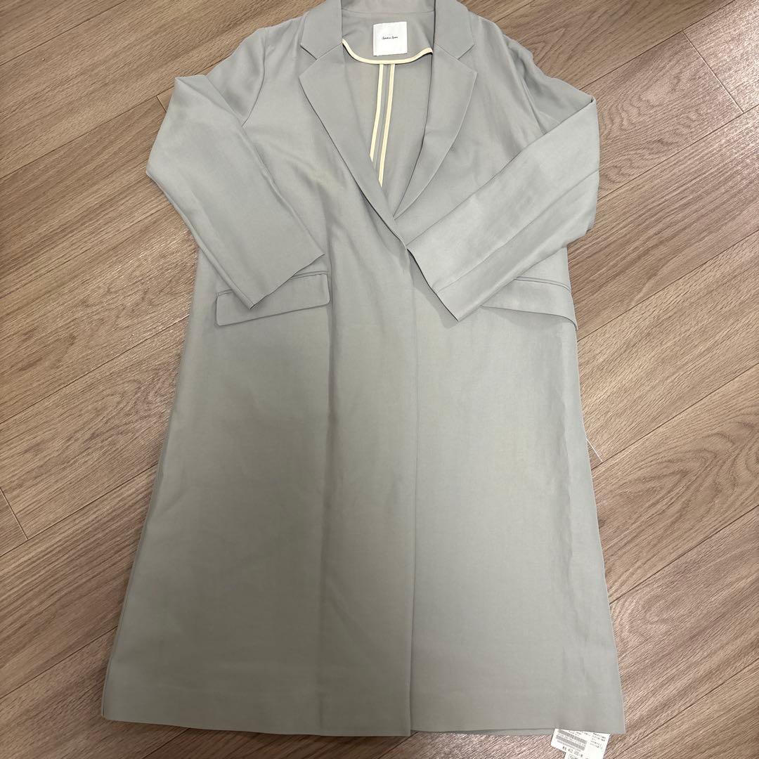 【新品タグ付】spick & span チェスターコート　グリーン　38