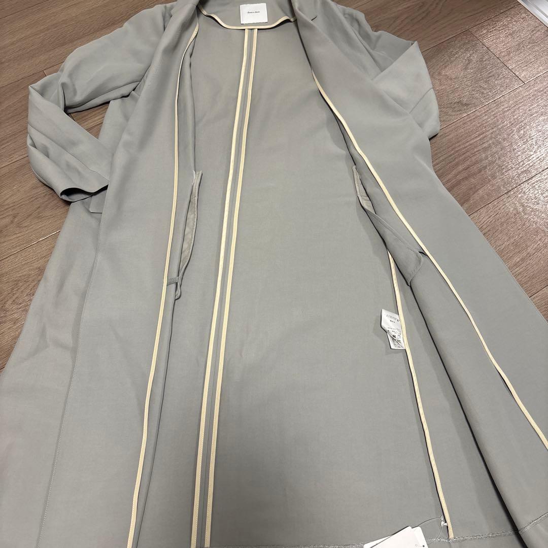 【新品タグ付】spick & span チェスターコート　グリーン　38