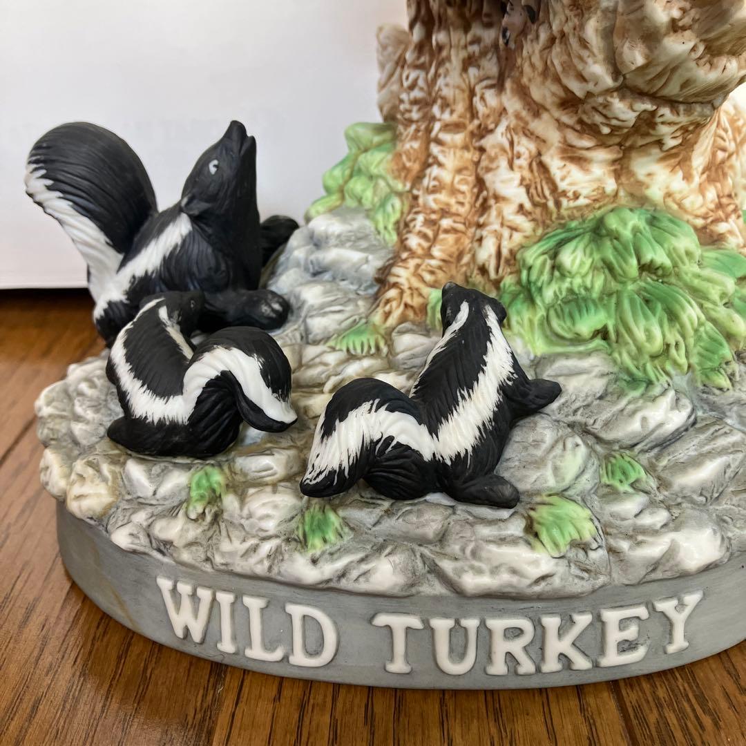 【超希少・未開栓】ワイルドターキー 8年 陶器ボトル ターキー&スカンク