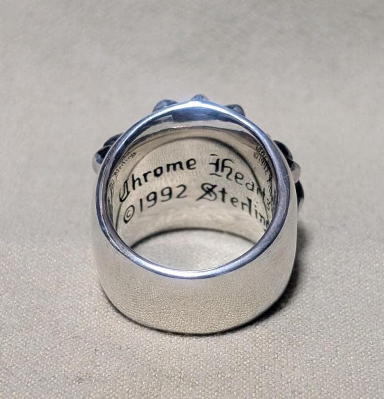 CHROME HEARTS 正規品 シルバー925 キーパーリング 14号