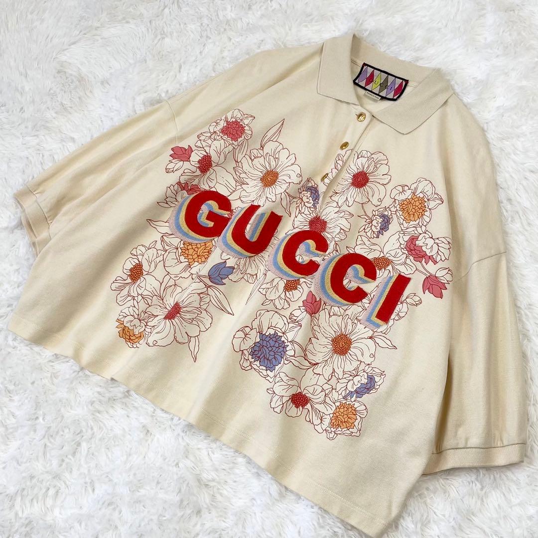 美品✨ GUCCI グッチ LOVELIGHT COTTON POLO TOP