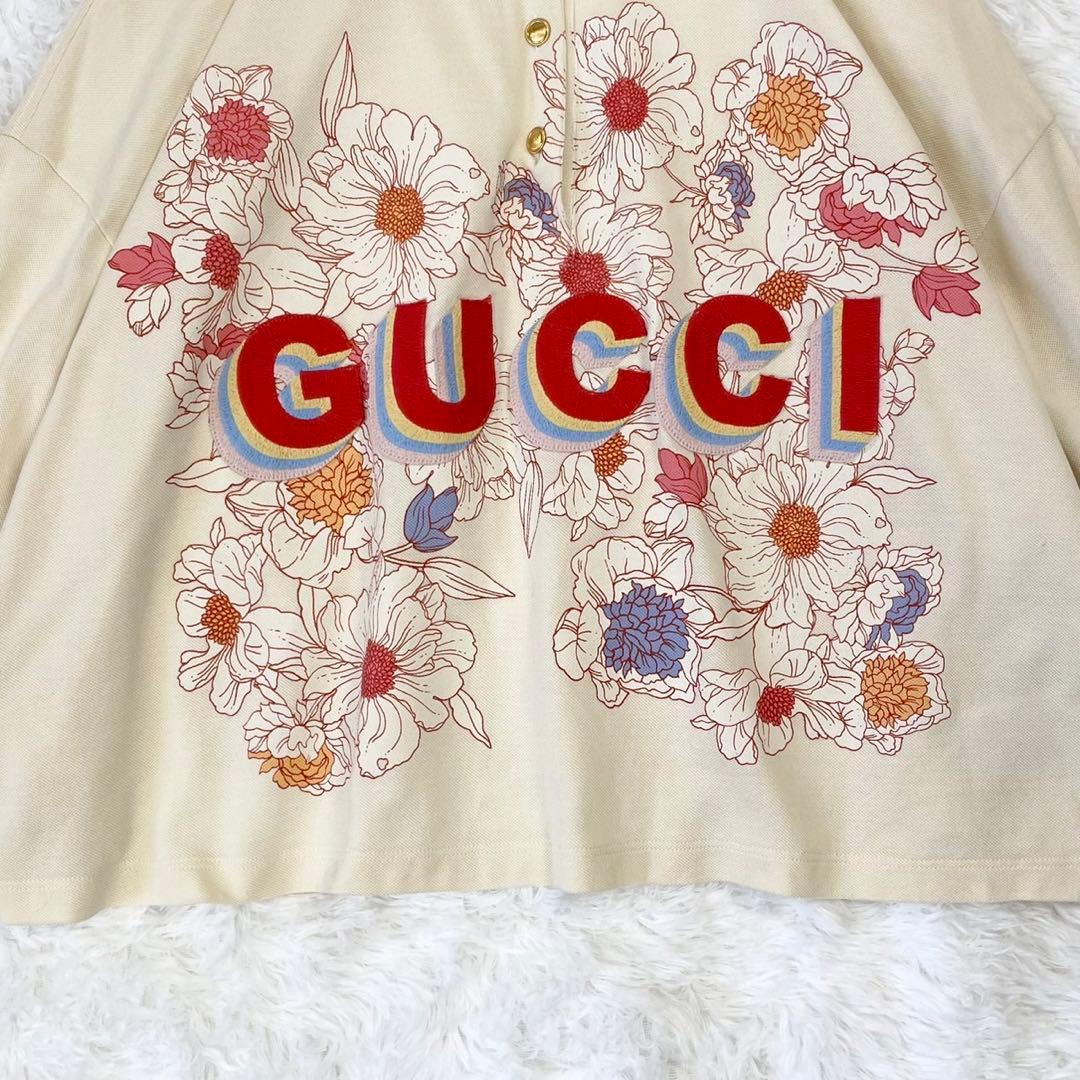 美品✨ GUCCI グッチ LOVELIGHT COTTON POLO TOP