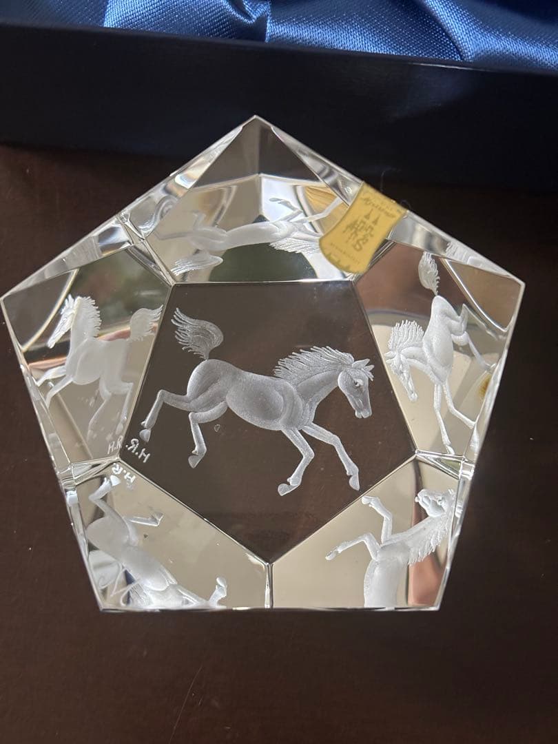 マイセン クリスタル 干支 オーナメント 馬