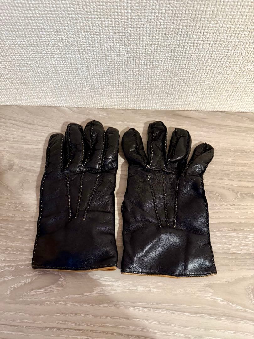 エルメネジルドゼニア レザー グローブ MADE IN ITALY