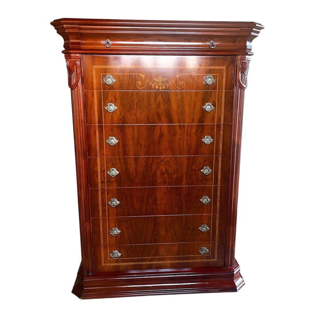 高級　チェスト ヨーロピアン 象嵌 アンティーク コンソール