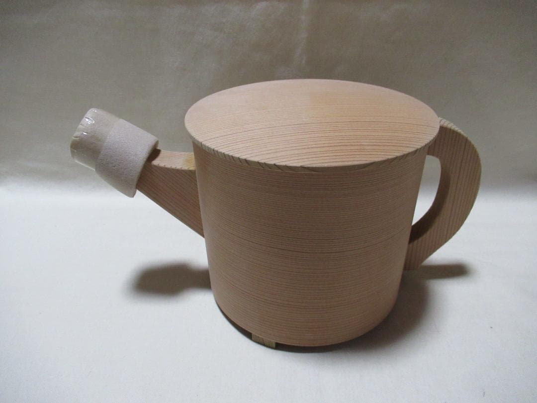 茶道具　曲げ木　片口水注（水次）美品