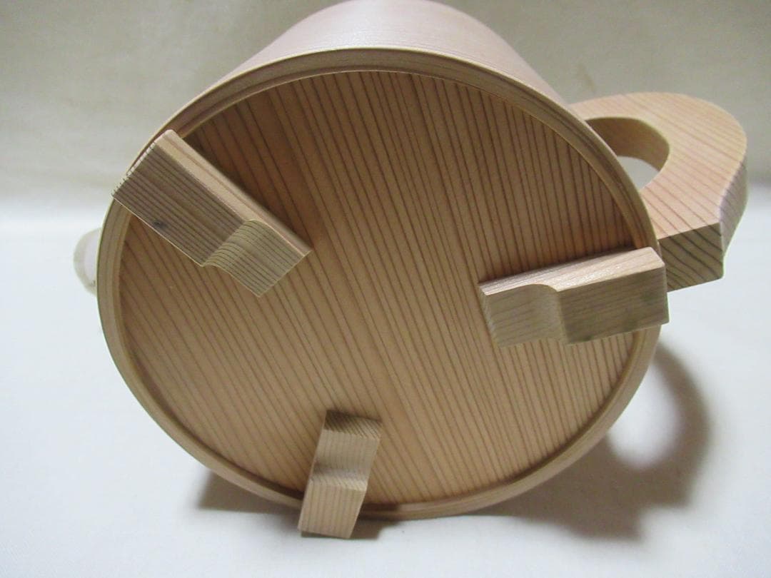 茶道具　曲げ木　片口水注（水次）美品