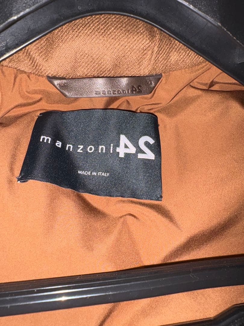 trjyv manzoni24 ウールカシミアフィールドジャケット50