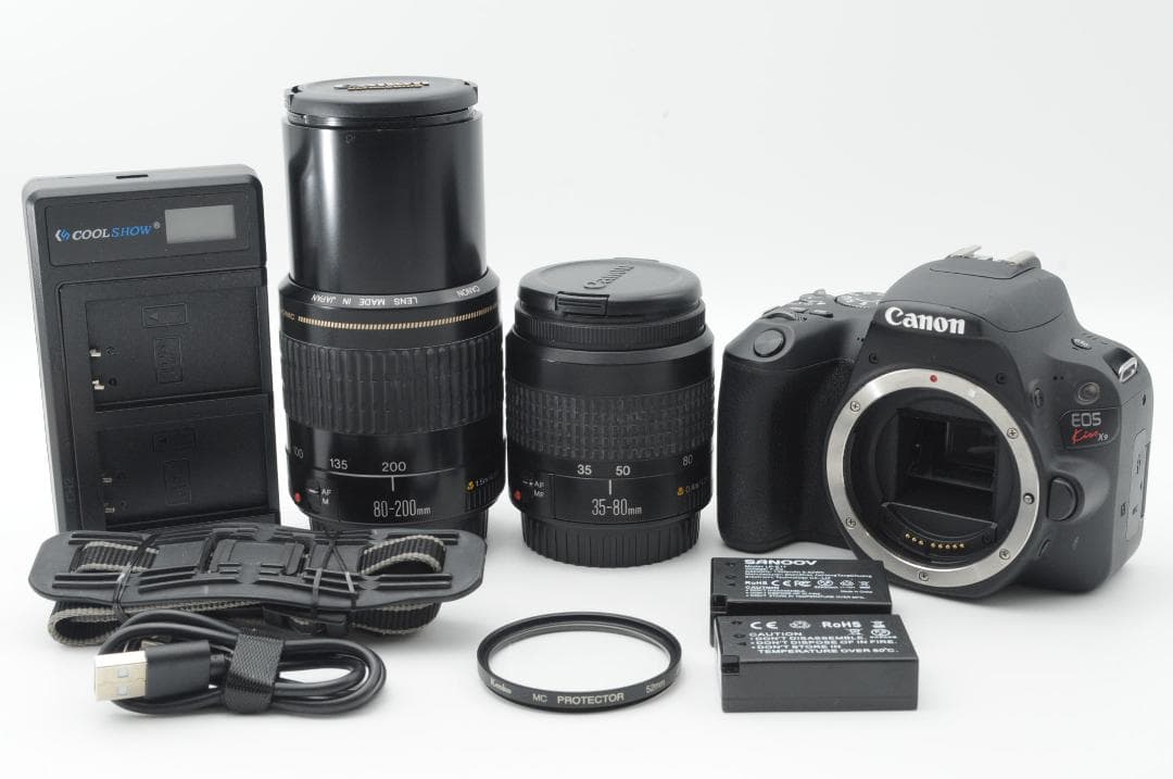 ★美品⑨★冬の大セール★ Canon EOS Kiss x9 ダブルレンズ