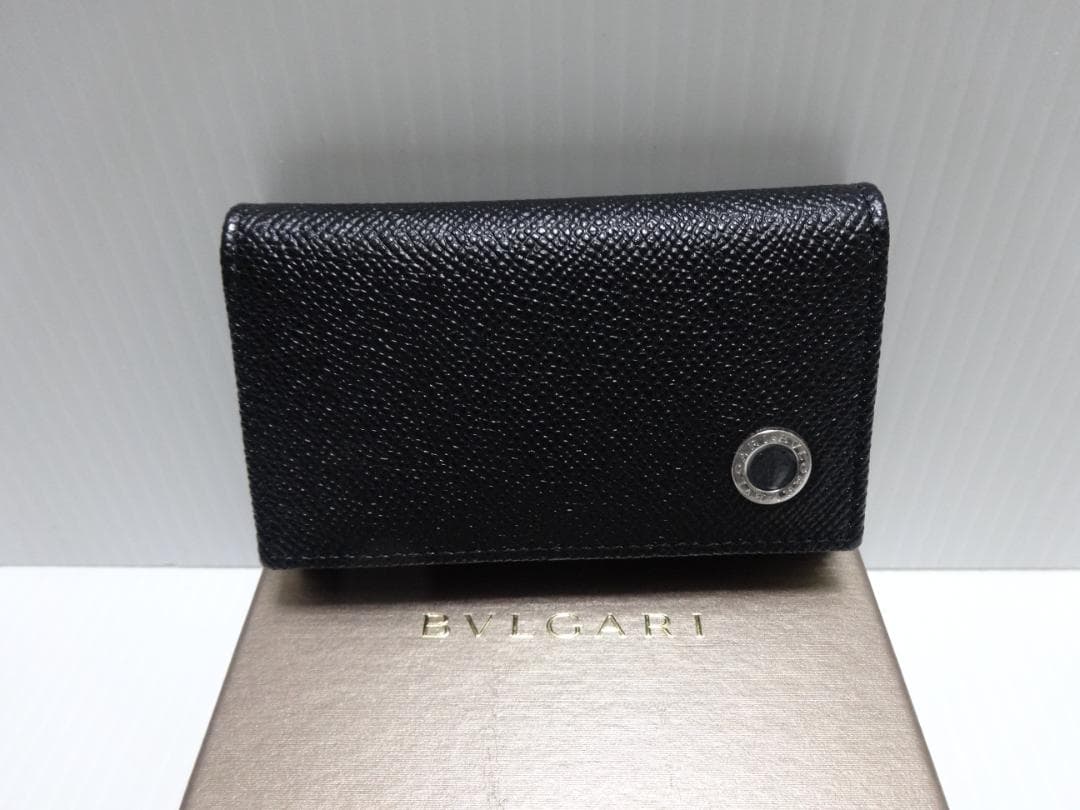 新品★ブルガリ【BVLGARI】男女兼用★６連キーケース★黒★特価品★送料込