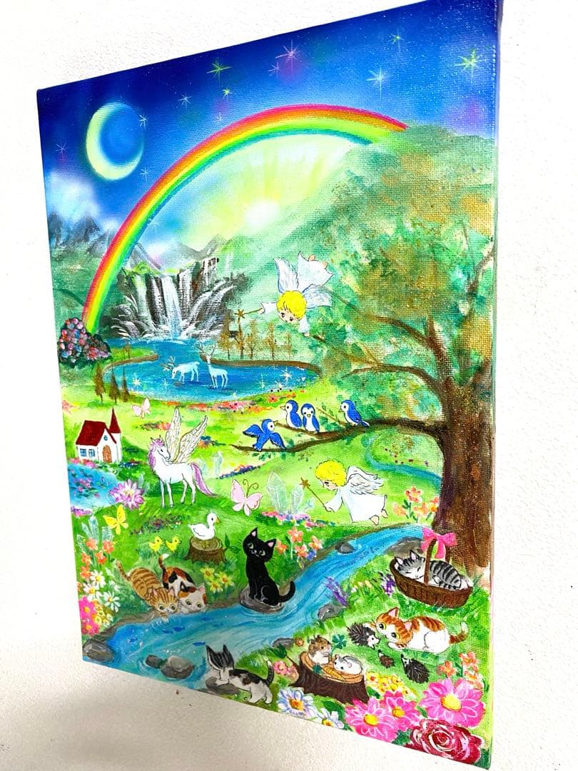 黒猫ミー絵画２点