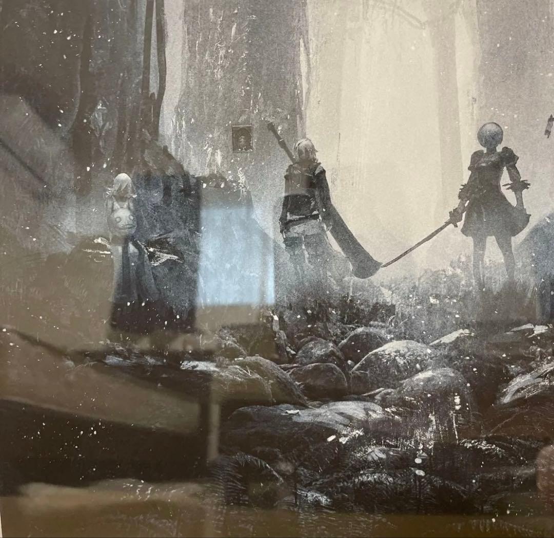 ニーアオートマタ　ニーアレプリカント　複製原画　NieR Art　囚ワレタ絆