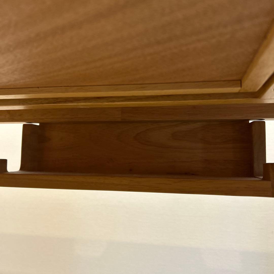 【美品】ベルメゾン 省スペースパソコンデスク 「 ナチュラル 」