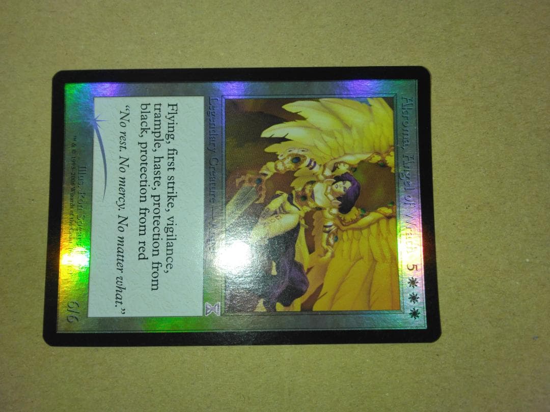 Foil 怒りの天使アクローマ Akroma, Angel of Wrath