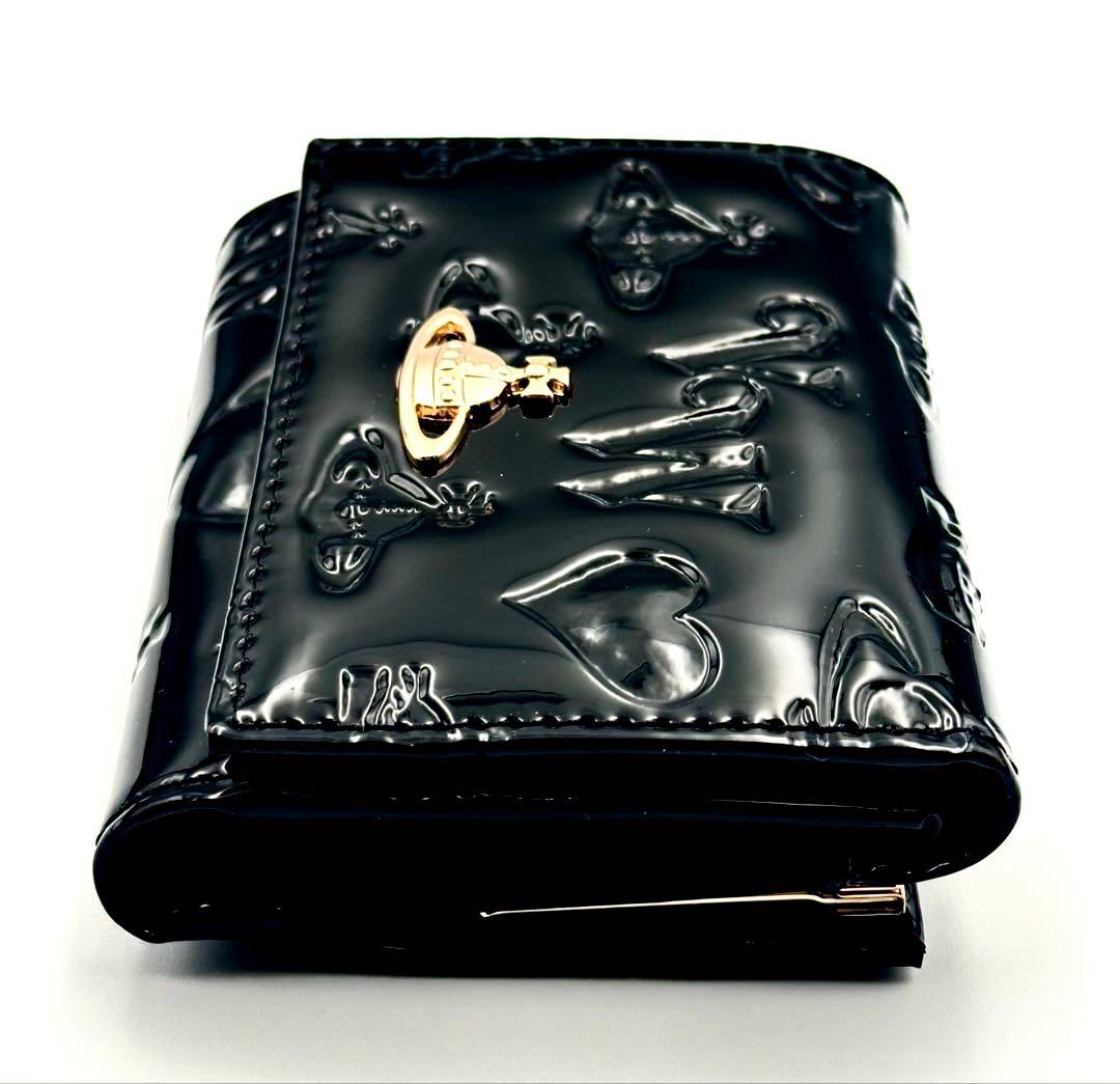 【♡最新✦新品♡】Vivienne Westwood 三つ折り財布 ブラック 黒