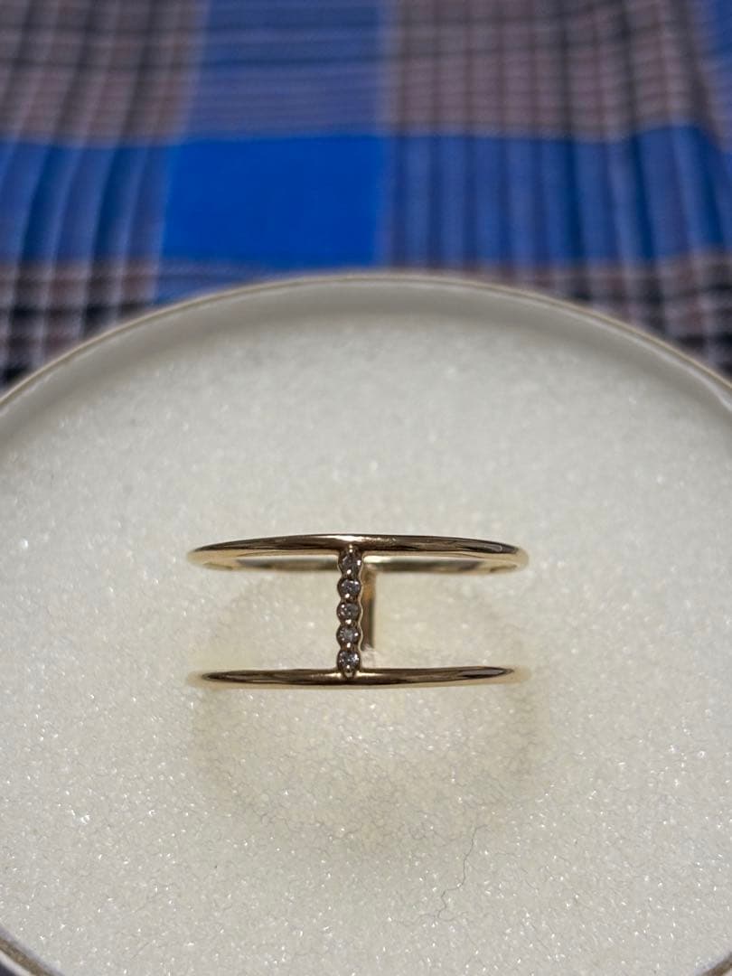 cui-cui キュイキュイダイヤモンドリング K10YG 世界最小#13号