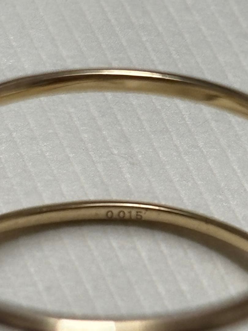 cui-cui キュイキュイダイヤモンドリング K10YG 世界最小#13号