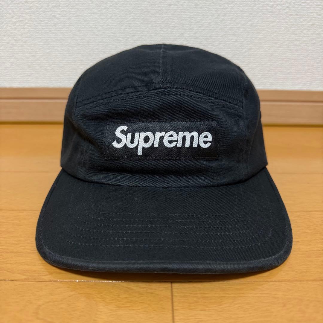 帽子 Supreme Washed Chino Twill Camp Cap 23aw