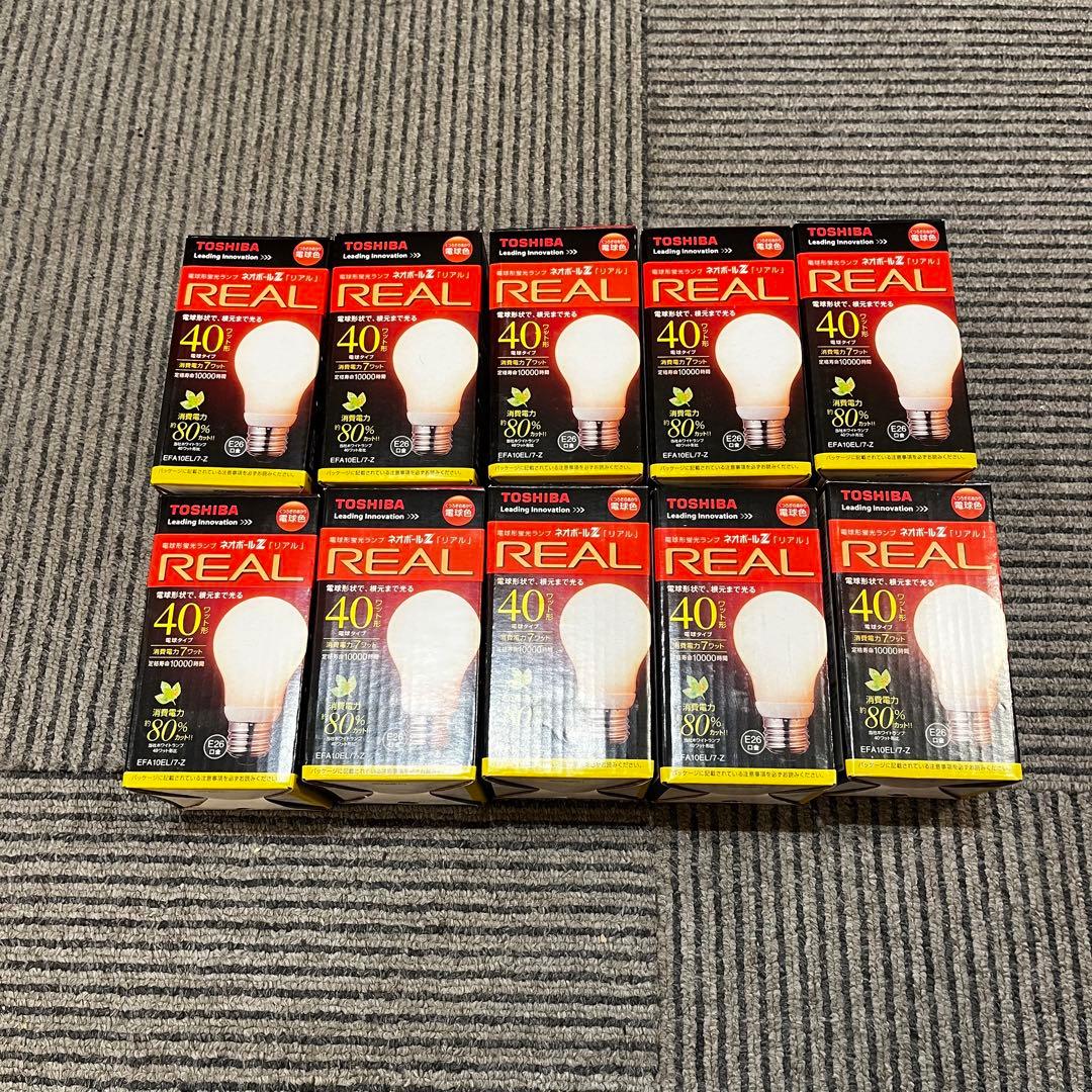 TOSHIBA 東芝 ネオボールZ REAL 40W形　E26 30個セット