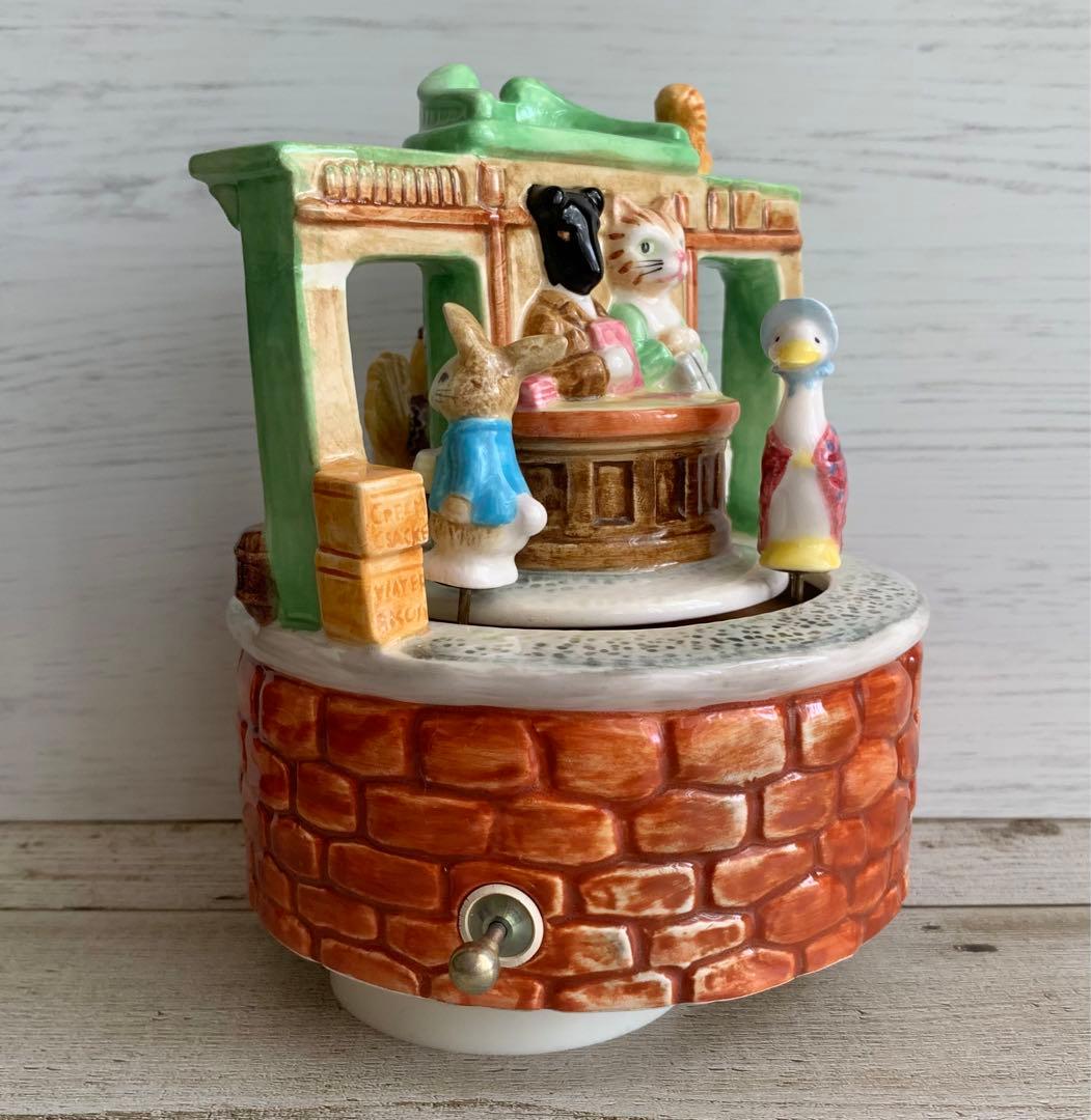 ジンジャーとピクルスのお店 二重回転オルゴール ピーターラビット