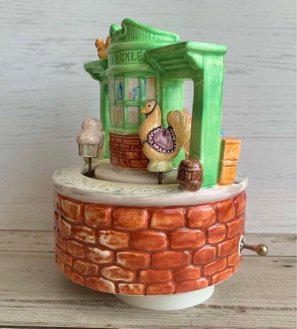 ジンジャーとピクルスのお店 二重回転オルゴール ピーターラビット