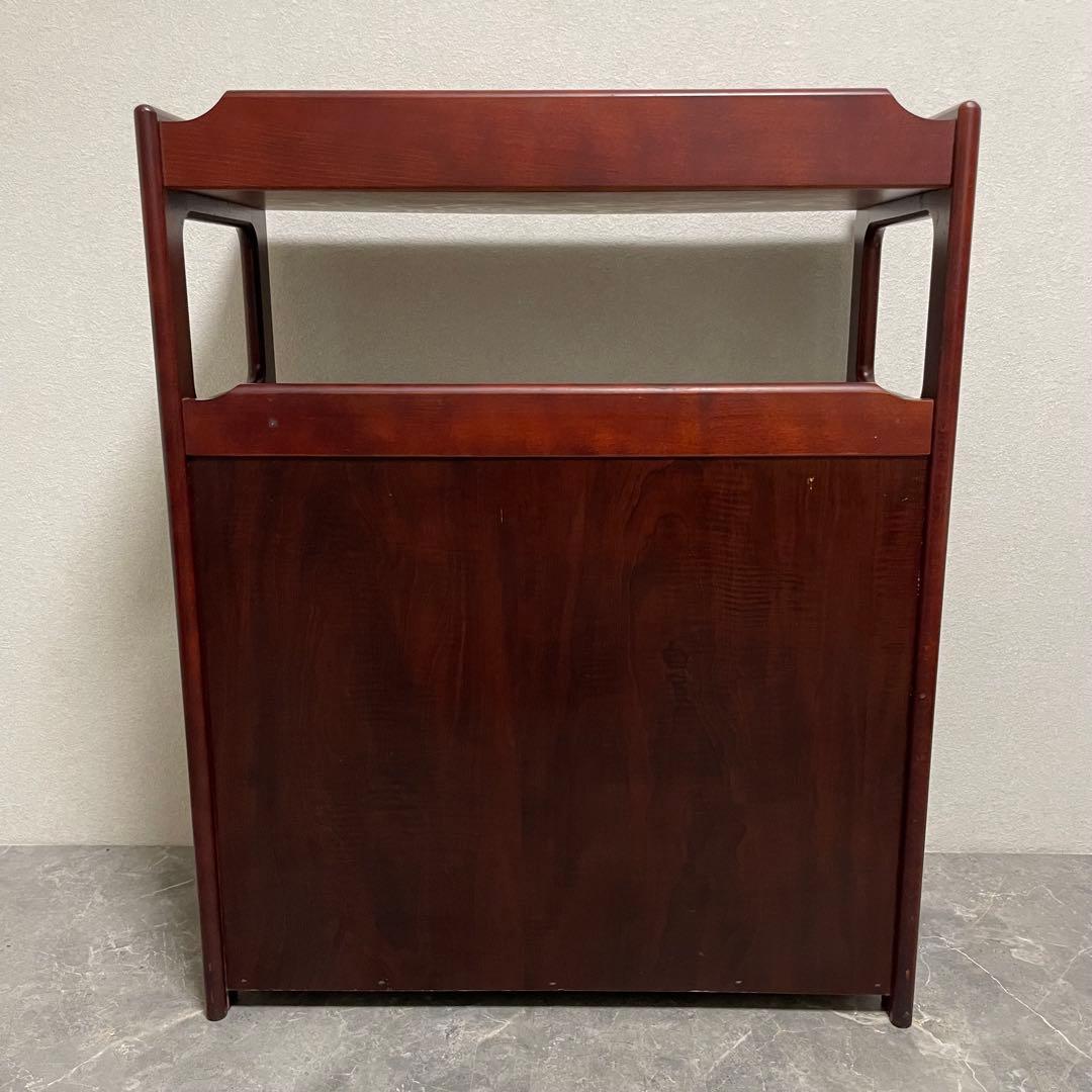 オールドカリモク　キャビネット　電話台 FAX台　花台 古家具　ヴィンテージ