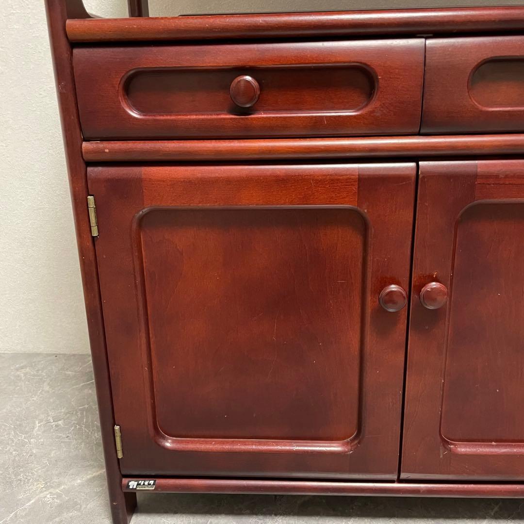 オールドカリモク　キャビネット　電話台 FAX台　花台 古家具　ヴィンテージ