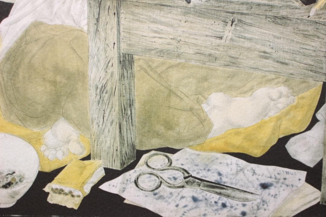 kuroneko　藤田嗣治 エスタンプリトグラフ 「自画像」168/250