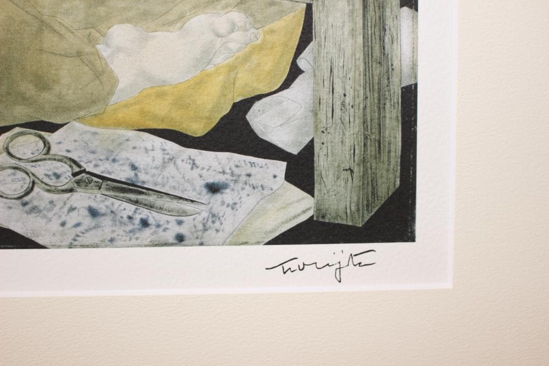 kuroneko　藤田嗣治 エスタンプリトグラフ 「自画像」168/250