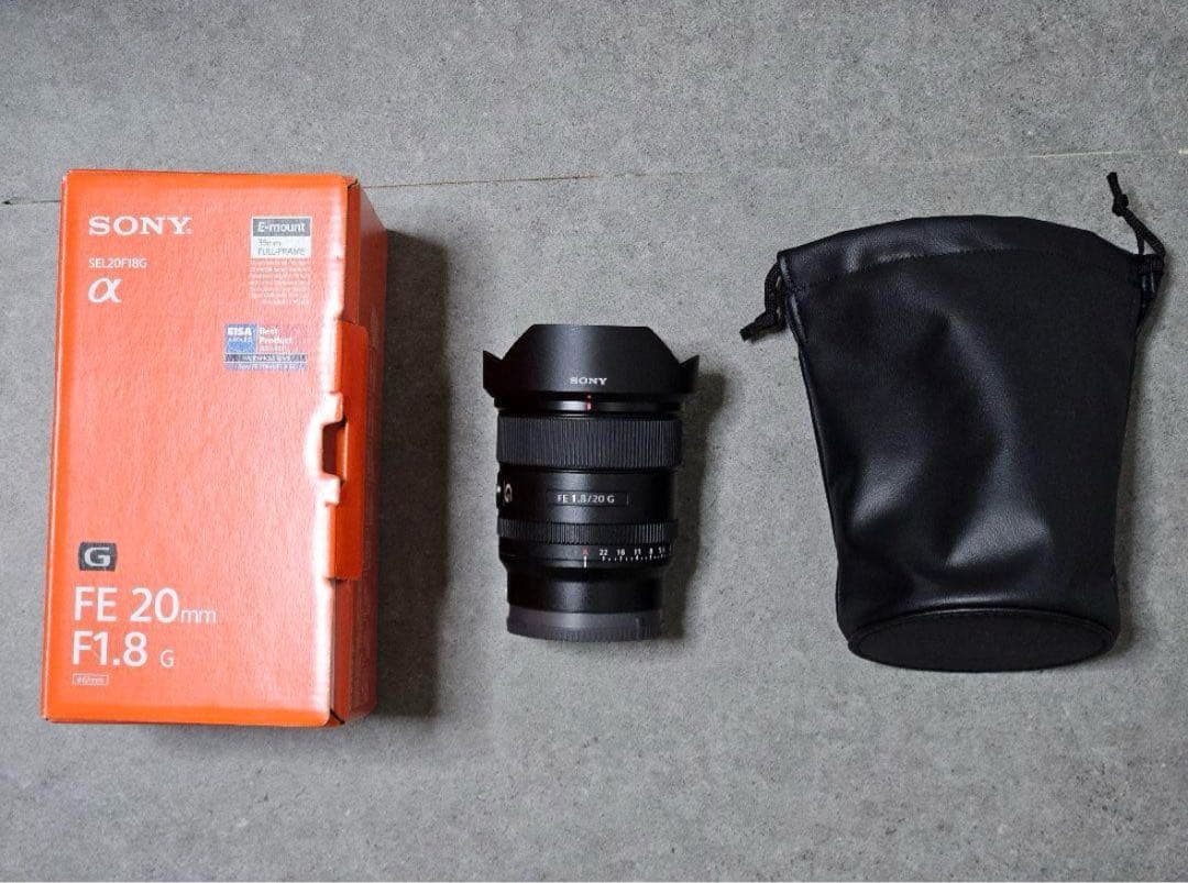 アキ　SONY FE 20mm F1.8 G レンズ