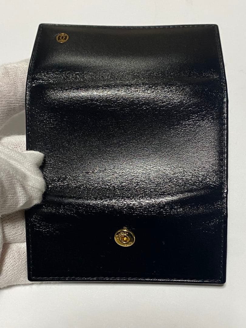 [新品] カルティエ 4連キーケース 黒 ブラック